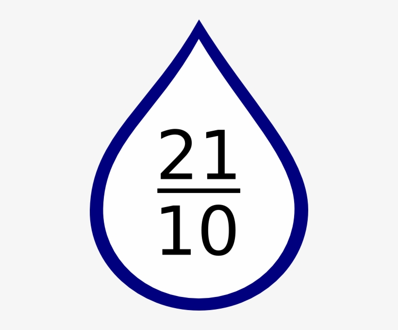 Raindrop Clip Art - Number Rain Transparent, transparent png download