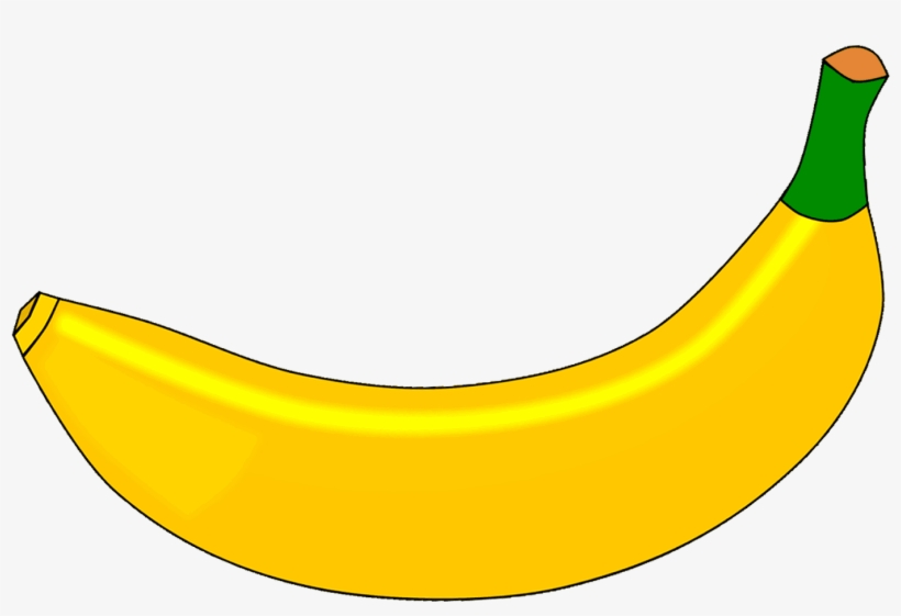 Free Name - Fruits Clip Art Banana, transparent png download