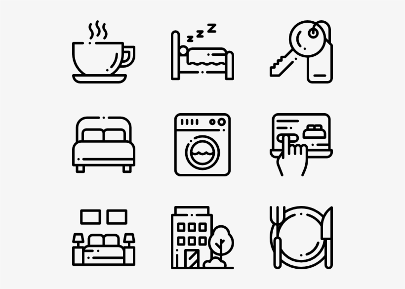 Bed & Breakfast 50 Icons - Religion Png, transparent png download