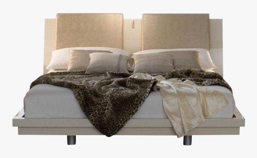 Rossetto Diamond Platform Bed In Ivory - Diamond King Bed In Ivory Finish By Rossetto Usa, transparent png download