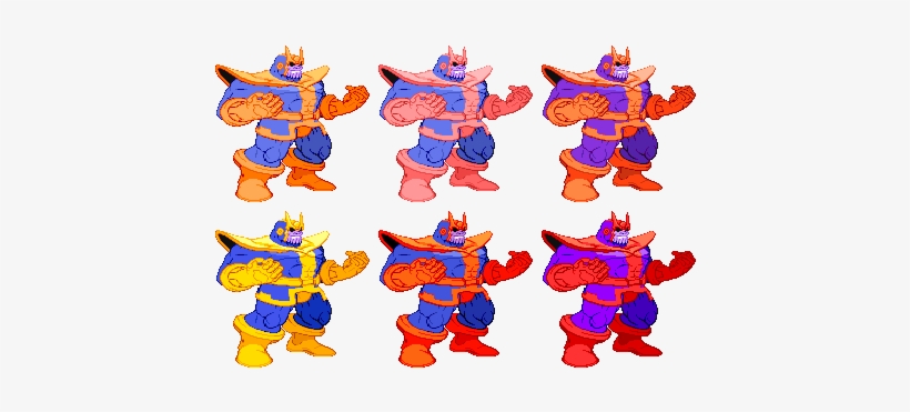 Mvc2-thanos - Chars De Cable E Thanos, transparent png download