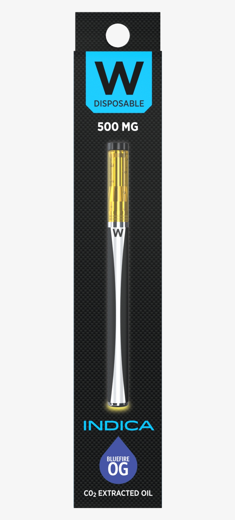 Blue Fire Og Indica 500mg Disposable Vaporizer By W - Vaporizer, transparent png download