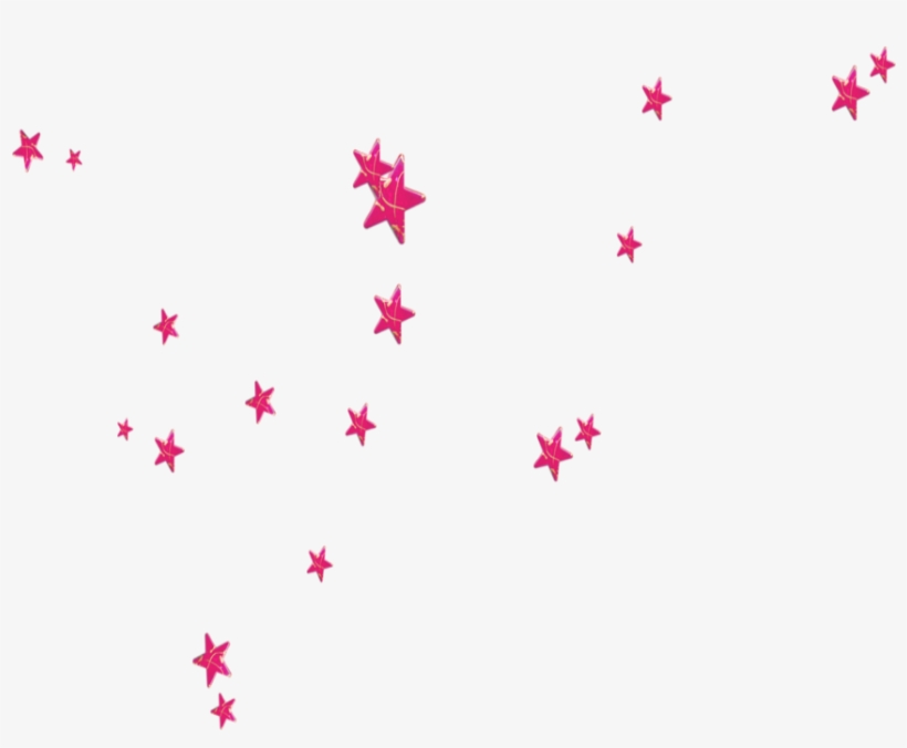 Pink Stars Png - Россыпь Звезд Png, transparent png download