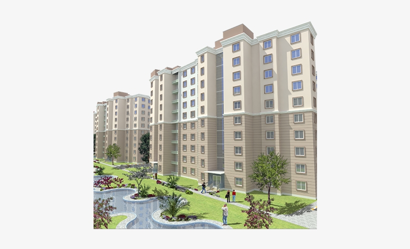 Buildings, Mass Housing - Tower Block, transparent png download