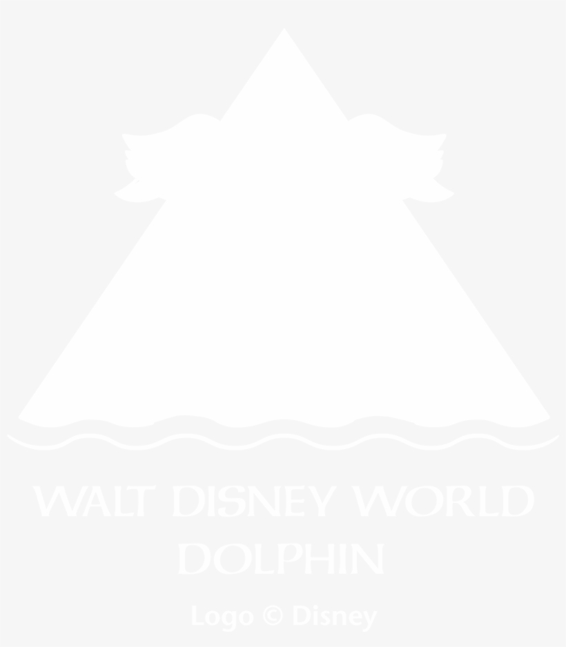Walt Disney World Dolphin Logo Black And White - White Colour Dp For Whatsapp, transparent png download