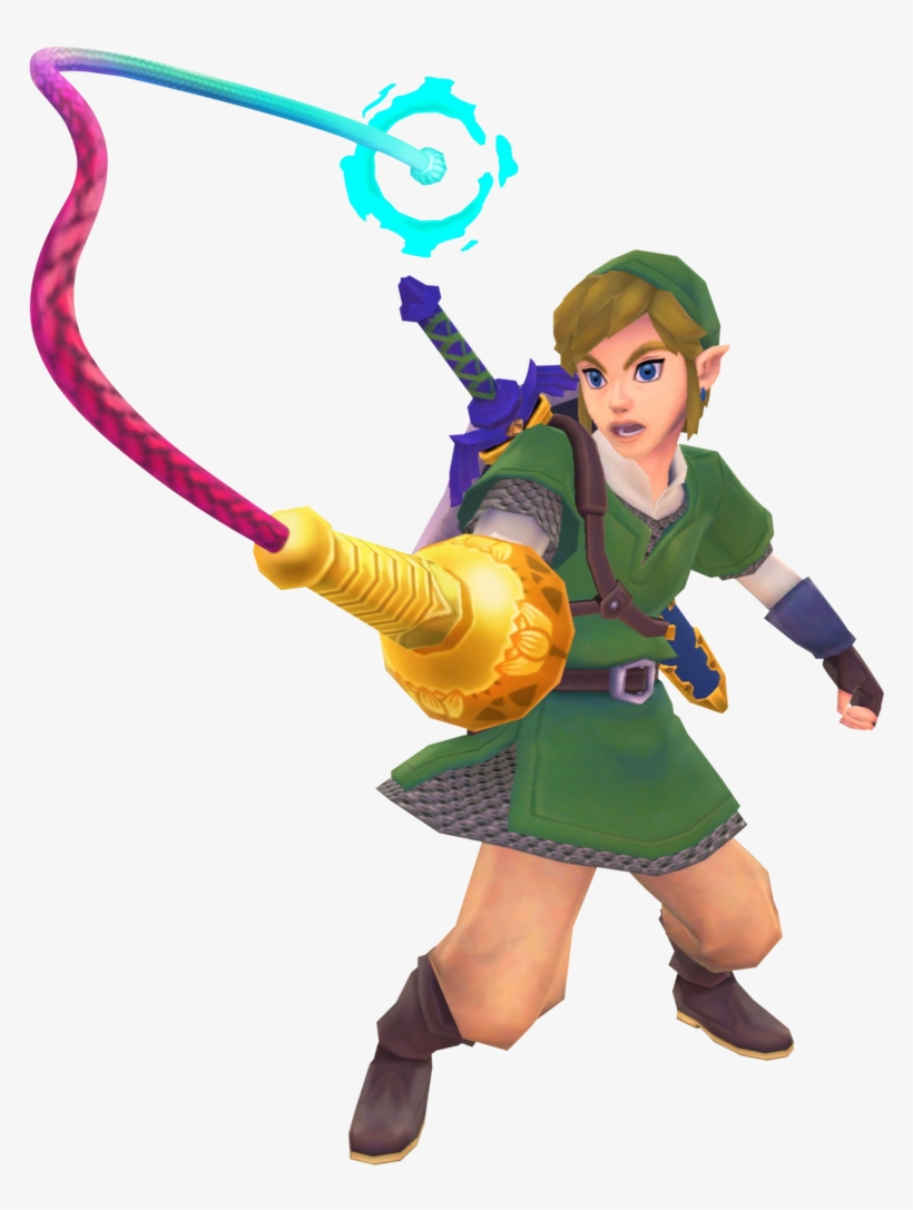Using The Whip Zelda Skyward Sword Link Transparent Png 781x1023 Free Download On Nicepng