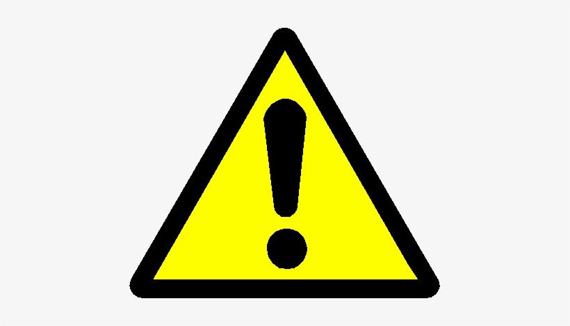 Warning - Hazard Clipart Transparent PNG - 447x389 - Free Download on
