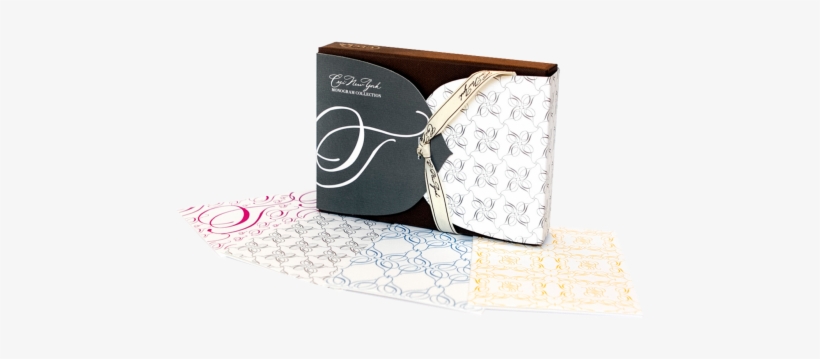 Monogram T - Ceci New York T Monogram Boxed Note Card Set, transparent png download