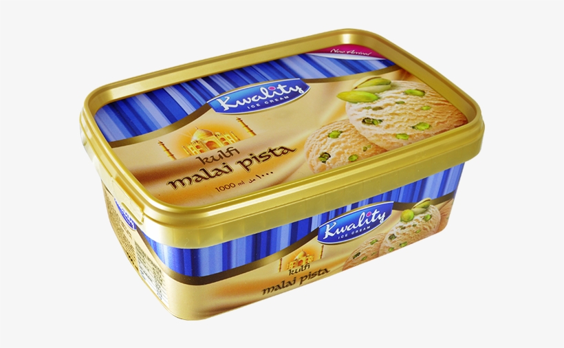 Malai Pista Kulfi 1000ml - Kwality Ice Cream Malai Pista Kulfi, transparent png download