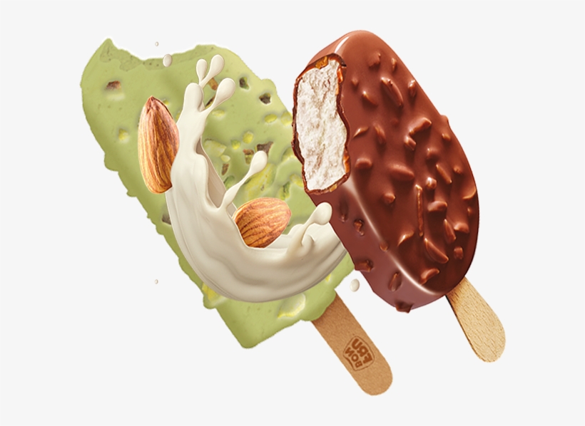 Kesar Pista Badam Kulfi - London Dairy Almond Premium Ice Cream 110ml, transparent png download