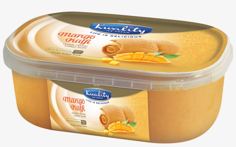 Kwality Mango Kulfi 900ml - Almond Butter, transparent png download