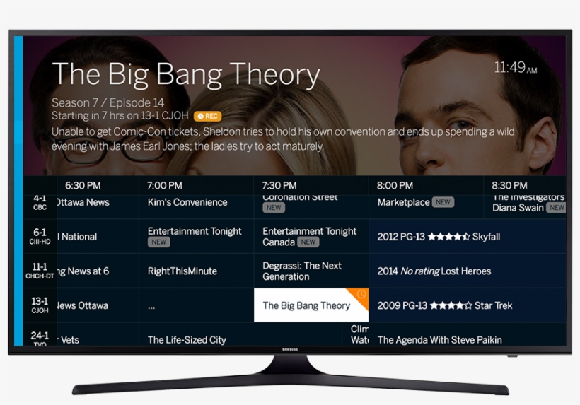 Tablo Samsung Live Tv - Computer Monitor, transparent png download