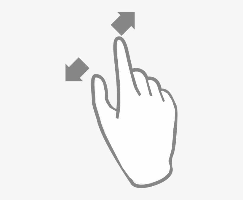 Fingers Expand Clip Art - Clip Art, transparent png download