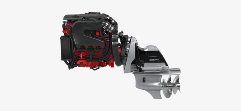 V8 430 Ox Left - Volvo Penta V6 240, transparent png download