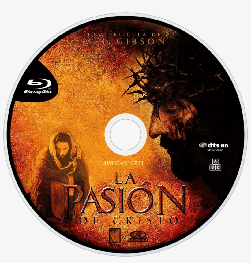 The Passion Of The Christ Bluray Disc Image - Passion Of The Christ Blu Ray Disc, transparent png download