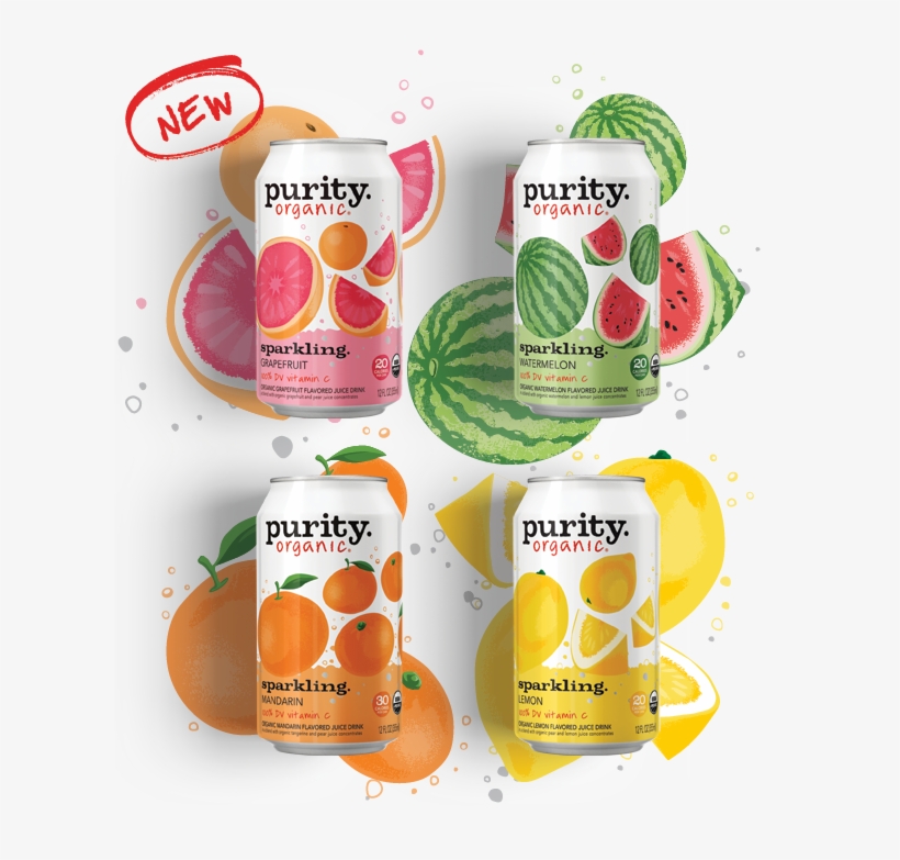 Organic Juice, Fruit, And Coconut Water - Purity Organic Juice 100 Percent Orange Juice 12 Ounce, transparent png download