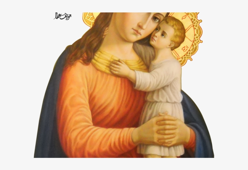 Mary, Mother Of Jesus Png Transparent Images - Mary And Jesus Png, transparent png download