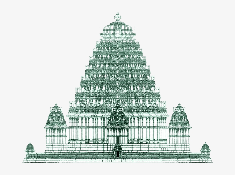 symbolism and unwritten codes are woven into the way south indian temples drawing transparent png 736x595 free download on nicepng symbolism and unwritten codes are woven