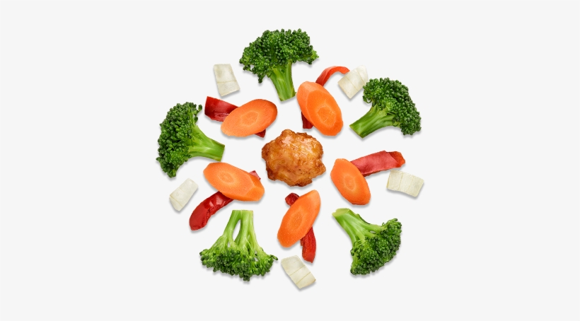 Large Veggie Explosion - Food And Vegetable Png, transparent png download