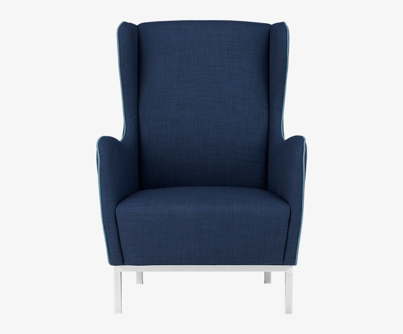 Wing Chair Png File - Club Chair, transparent png download