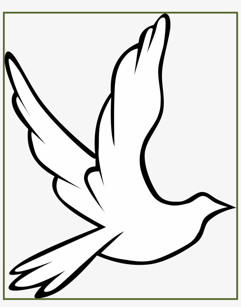 Clip Art Black And White Alternative Design - Dove Clipart Png, transparent png download