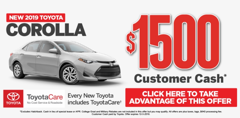 Click Here To Take Advantage Of This Offer - Toyota Service, transparent png download