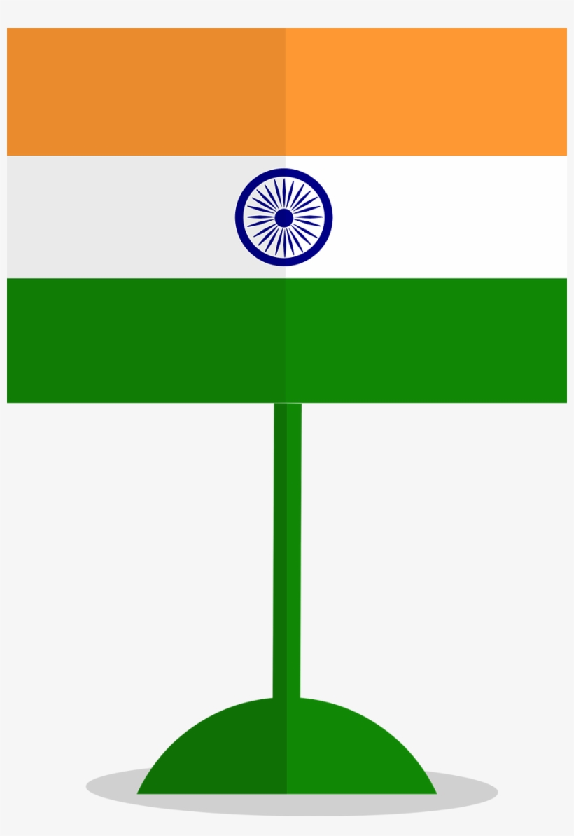 Download Previewindian Flag Vector Wallpaper - Flag Of India, transparent png download