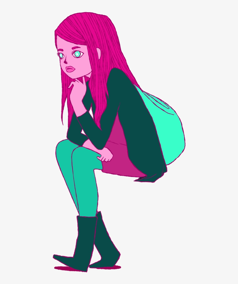 Some Fashionable Cool Girls/centaurs/aliens Whatever - Illustration, transparent png download