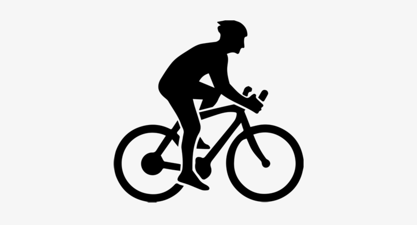 Christmas Cap Png - Cycling Silhouette, transparent png download