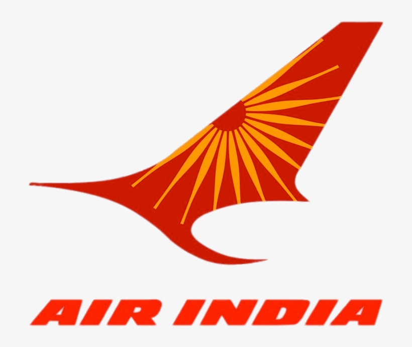 Air India Logo - Air India Airlines Logo, transparent png download
