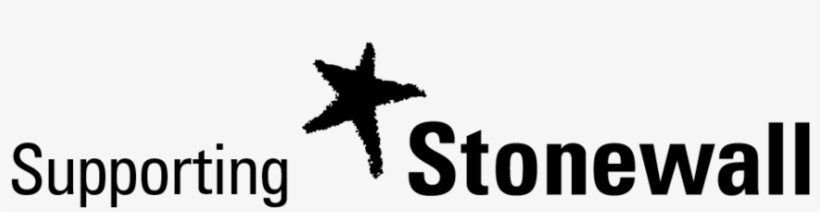 Stonewall Supporting Logo Black 01 - Stonewall Top 100 2018, transparent png download