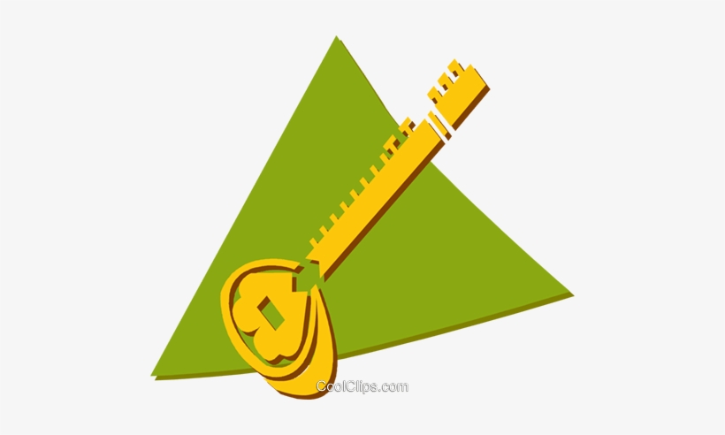 Sitar Royalty Free Vector Clip Art Illustration - Law, transparent png download