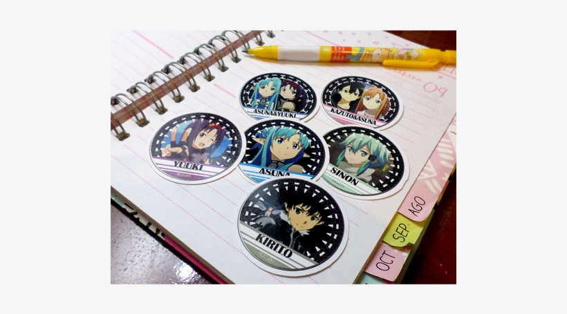 Sword Art Online Stickers - Anime, transparent png download