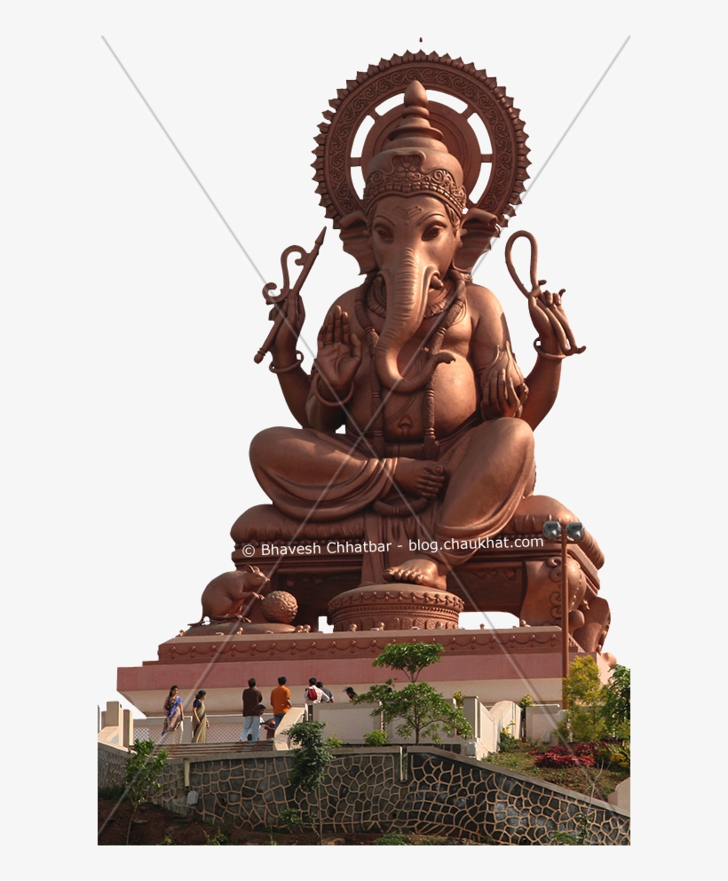 Begdewadi Ganpati Temple [huge Statue] - Begdewadi Pune, transparent png download