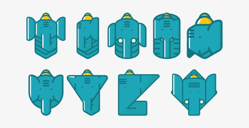 Ganesh Vector Icons - Ganpati Vector Free, transparent png download