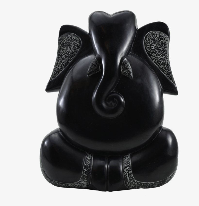 Black Stone Ganesha Idol 1 - Still Life Photography, transparent png download