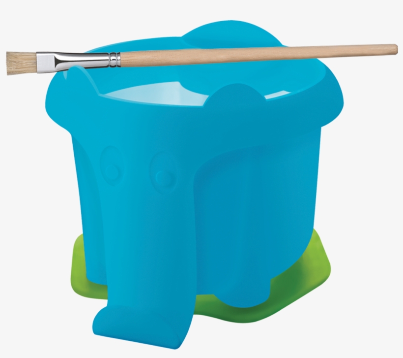 Water Container Elephant Blue - Blue, transparent png download