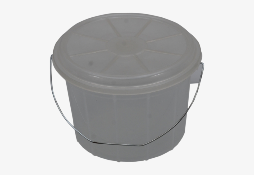Plastic Bucket - Lid, transparent png download