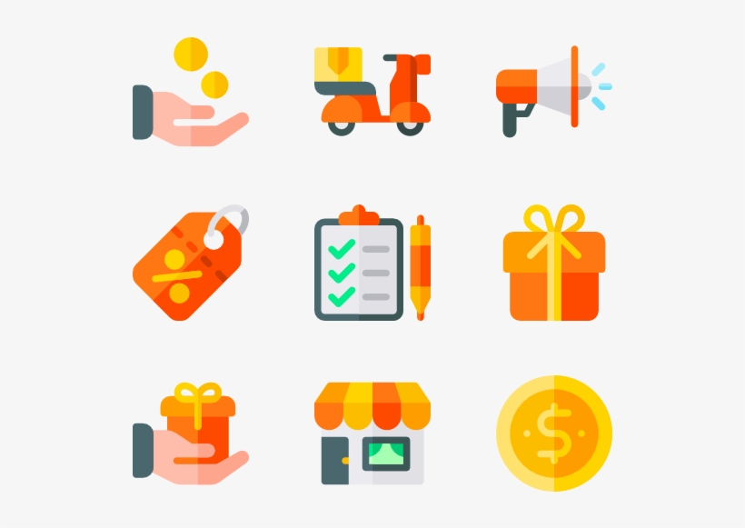 E-commerce 50 Icons - Illustration, transparent png download