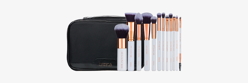 Breena Beauty Makeup Brush Set Travel Makeup Bag - Cosmetics, transparent png download
