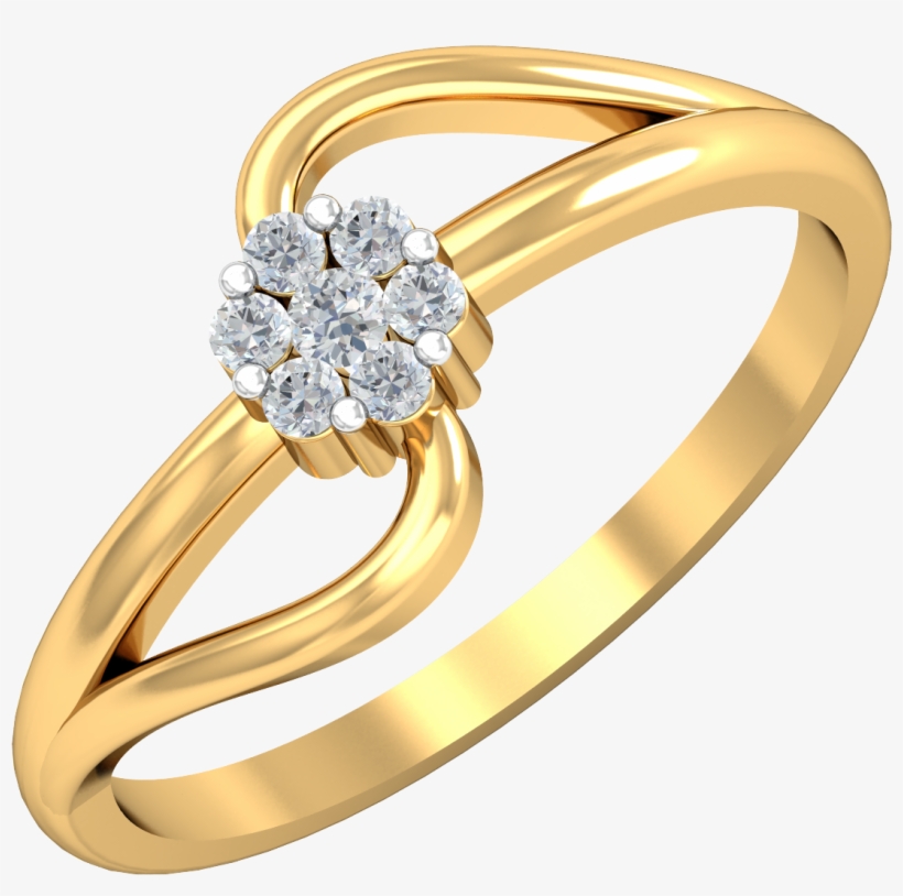 God's Eye Ring, Almost A Solitaire Ring - Pre-engagement Ring, transparent png download