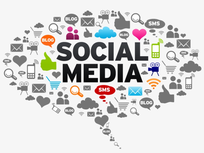 Generate Followers With Social Pay Per Click Ads - Bubble Social Media Icons, transparent png download