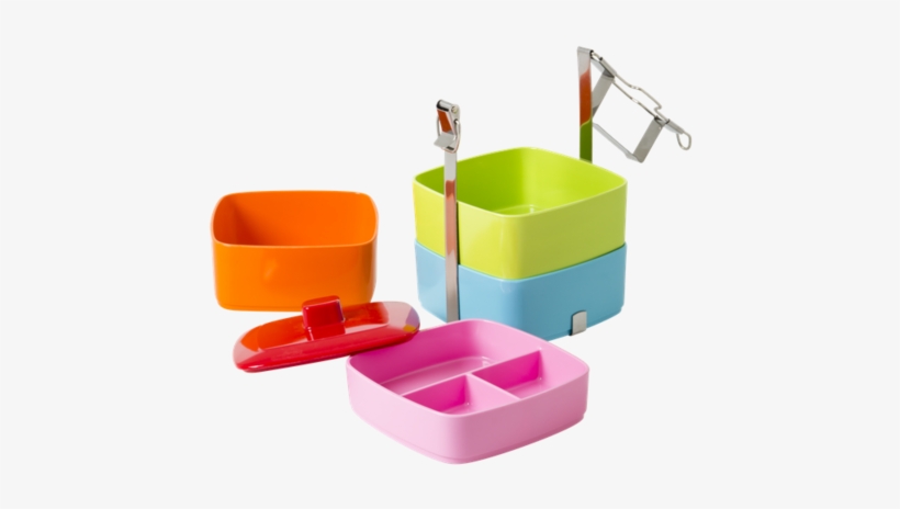 Melamine Lunch Box X-large Tiffin - Rice A/s Melamine Lunch Box X-large Multi Color, transparent png download