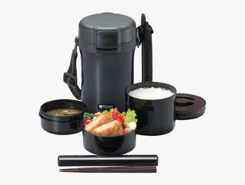 Lwu-a Stainless Steel Lunch Box With Microwavable Containers, - Tiger Lunch Box Singapore, transparent png download