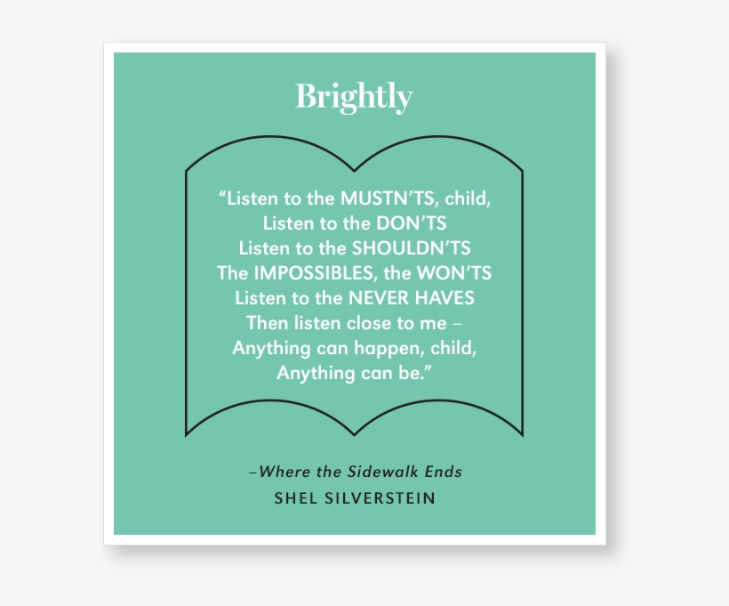 Shel Silverstein - Children's Books Quotes, transparent png download