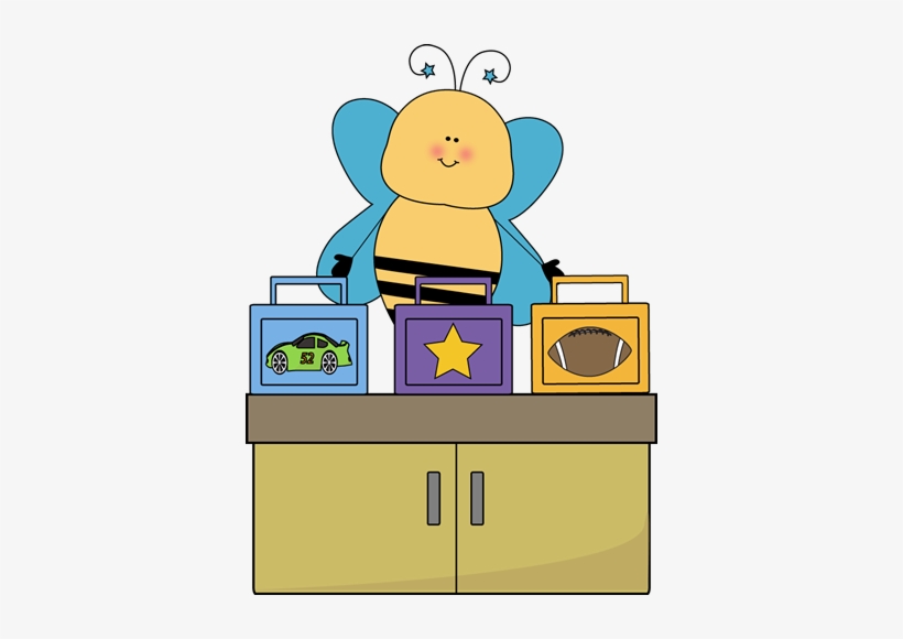 Girl Classroom Chair Stacker Clip Art - Bee Classroom Jobs Clipart, transparent png download