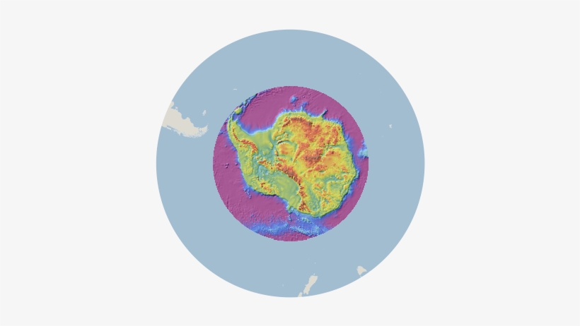 Bedmap2 Bas/the Cryosphere, - Circle, transparent png download