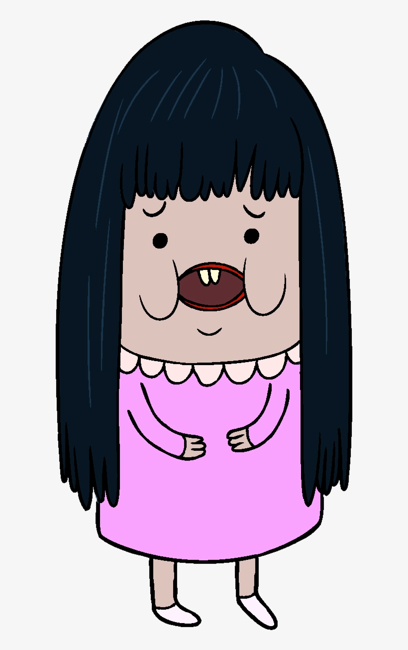 old lady in pink dress