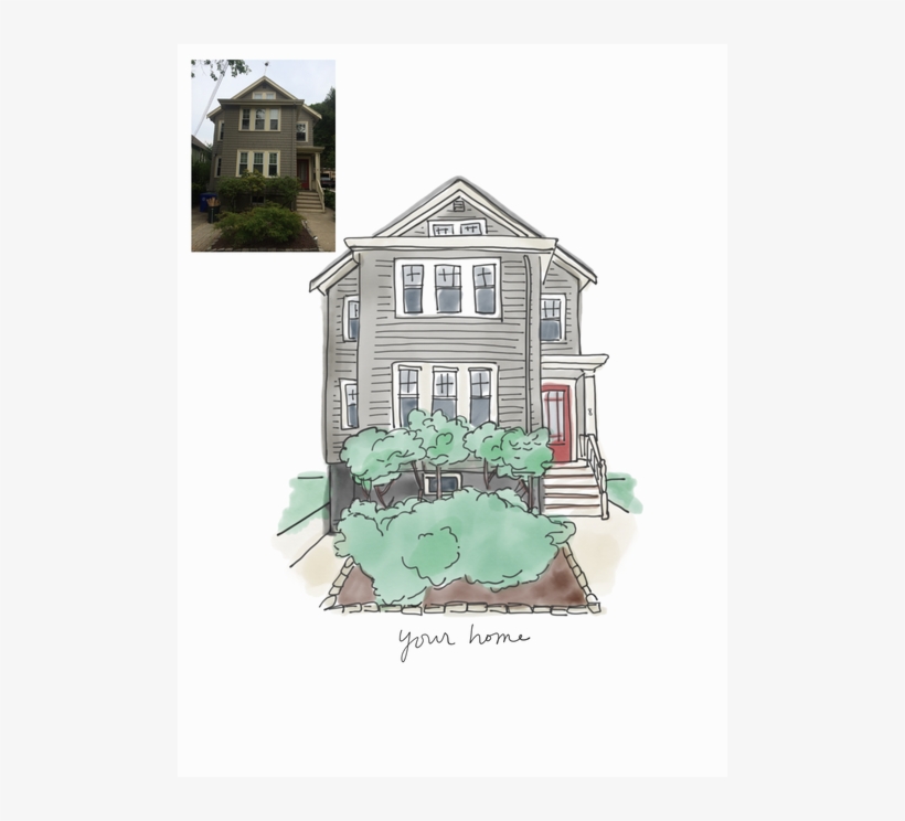 5" X 11" Print Will Add $8 Usps Shipping And $7 Paper - House, transparent png download