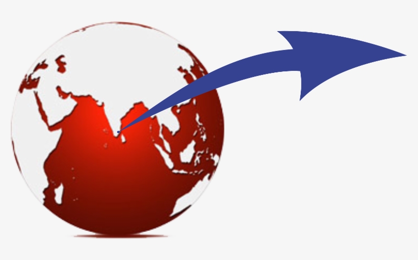 The 3rd Edition Of India's Focused And Largest Exhibition - World Globe Vector Png, transparent png download